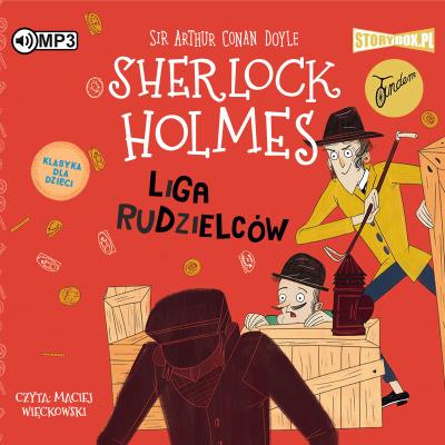 Sherlock Holmes T.5 Liga rudzielców audiobook. Autor: Sir Arthur Conan Doyle. SmakLiter.pl Okładka książki Sherlock Holmes T.5 Liga rudzielców audiobook