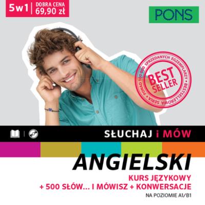 Okładka książki Słuchaj i mów angielski pakiet 5 A1/B1