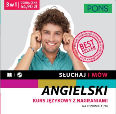 Okładka książki Słuchaj i mów angielski Pakiet A1/B1