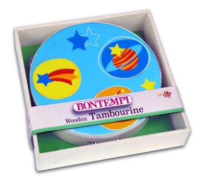 Opakowanie Tamburyn z 6 cymbałkami 18 cm