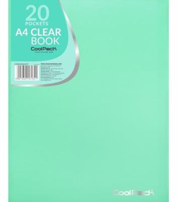 Teczka clear book A4 Coolpack Pastel 20 koszulek mięta. Wydawca: Patio. SmakLiter.pl Opakowanie Teczka clear book A4 Coolpack Pastel 20 koszulek mięta