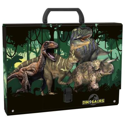 Teczka twarda z rączką dinozaur 15. Wydawca: Derform. SmakLiter.pl Opakowanie Teczka twarda z rączką dinozaur 15