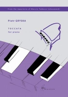 Toccata for piano. Autor: Gryska Piotr. SmakLiter.pl Okładka książki Toccata for piano
