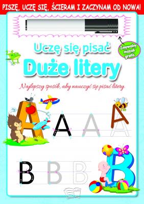 Okładka książki Uczę się pisać. Duże litery