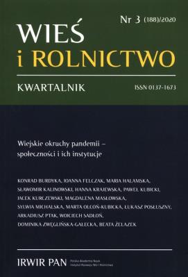 Opakowanie Wieś i rolnictwo 2020/3 (188)