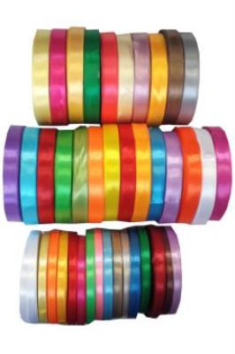 Opakowanie Wstążka satynowa 25mm/32mb czerwona