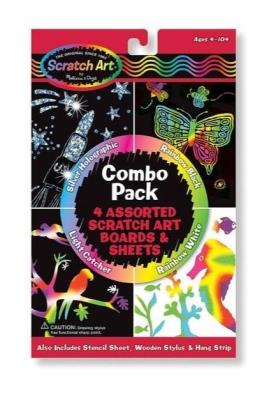 Wydrapywanka czteropak. Wydawca: Melissa & Doug. SmakLiter.pl Opakowanie Wydrapywanka czteropak