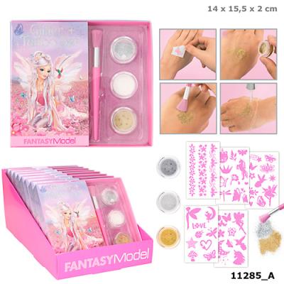 Opakowanie Zestaw brokatowych tatuaży Fantasy Friend 11285A