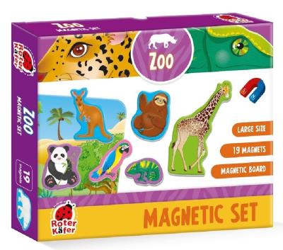 Zestaw magnesów. Zoo. Wydawca: Roter Kafer. SmakLiter.pl Opakowanie Zestaw magnesów. Zoo