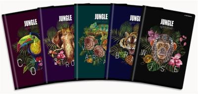 Opakowanie Zeszyt A5/60K kratka Jungle (10szt)