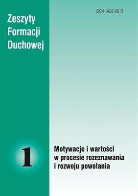 Okładka książki Zeszyty Formacji Duchowej nr 1 Motywacje...