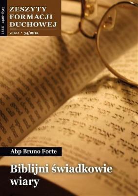 Okładka książki Zeszyty Formacji Duchowej nr 54 Biblijni...