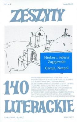 Okładka książki Zeszyty literackie 140 3/2017