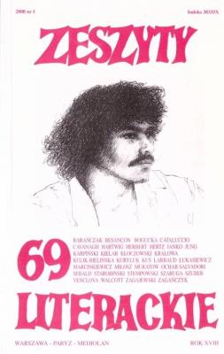 Okładka książki Zeszyty literackie 69 1/2000