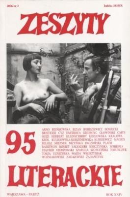 Okładka książki Zeszyty literackie 95 3/2006