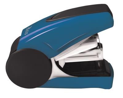 Opakowanie Zszywacz mini niebiesko-czarny Tetis zszywa 10-20 kartek (GVO080)NV