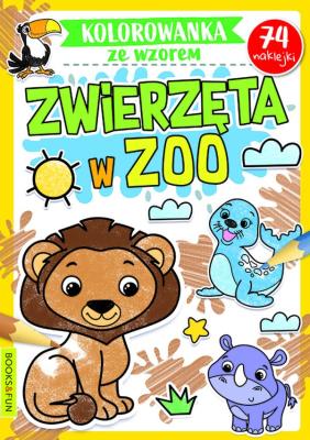 Okładka książki Zwierzeta w ZOO (ze wzorem)