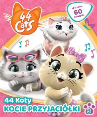 Okładka książki 44 Koty 3 Kocie przyjaciółki