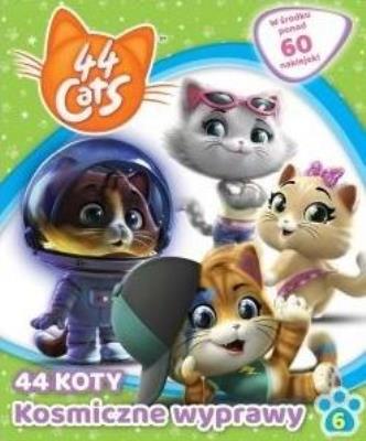 Okładka książki 44 koty 6 Kosmiczne wyprawy