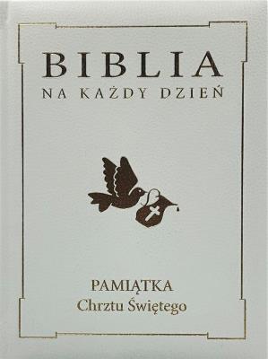 Okładka książki Biblia na każdy dzień. Chrzest złoto