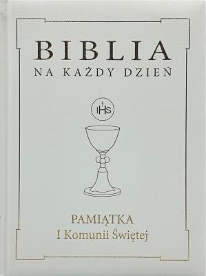 Okładka książki Biblia na każdy dzień. Komunia złoto