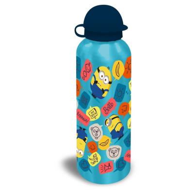 Opakowanie Bidon Aluminiowy, Minionki, Niebieski, 500 ml