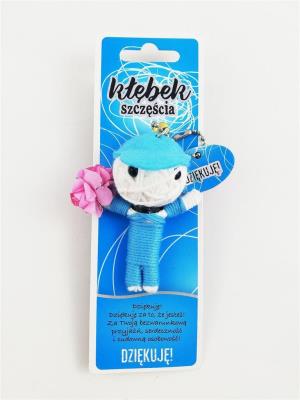 Brelok Kłębek Szczęścia - Dziękuję!. Wydawca: Jawi. SmakLiter.pl Opakowanie Brelok Kłębek Szczęścia - Dziękuję!
