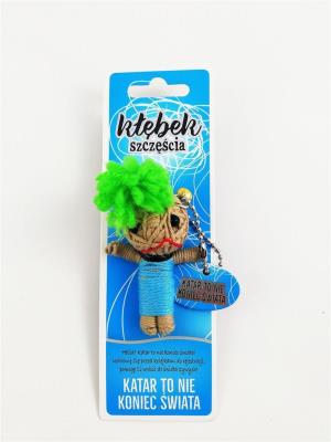 Brelok Kłębek Szczęścia - Katar to nie koniec.... Wydawca: Jawi. SmakLiter.pl Opakowanie Brelok Kłębek Szczęścia - Katar to nie koniec...