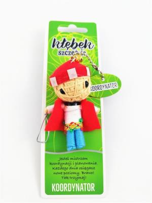 Brelok Kłębek Szczęścia - Koordynator. Wydawca: Jawi. SmakLiter.pl Opakowanie Brelok Kłębek Szczęścia - Koordynator