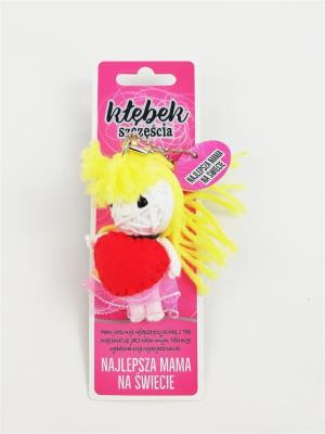 Brelok Kłębek Szczęścia - Najlepsza Mama na.... Wydawca: Jawi. SmakLiter.pl Opakowanie Brelok Kłębek Szczęścia - Najlepsza Mama na...