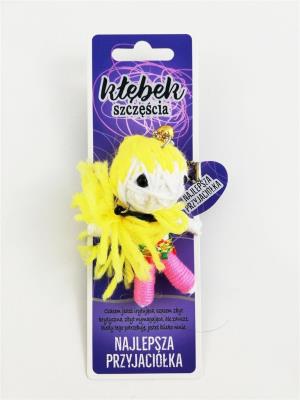 Brelok Kłębek Szczęścia - Najlepsza Przyjaciółka. Wydawca: Jawi. SmakLiter.pl Opakowanie Brelok Kłębek Szczęścia - Najlepsza Przyjaciółka