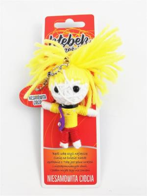 Brelok Kłębek Szczęścia - Niesamowita Ciocia. Wydawca: Jawi. SmakLiter.pl Opakowanie Brelok Kłębek Szczęścia - Niesamowita Ciocia