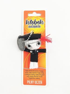 Brelok Kłębek Szczęścia - Pilny Uczeń. Wydawca: Jawi. SmakLiter.pl Opakowanie Brelok Kłębek Szczęścia - Pilny Uczeń