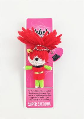 Brelok Kłębek Szczęścia - Super Szefowa. Wydawca: Jawi. SmakLiter.pl Opakowanie Brelok Kłębek Szczęścia - Super Szefowa