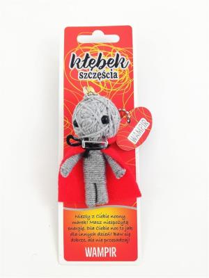 Brelok Kłębek Szczęścia - Wampir. Wydawca: Jawi. SmakLiter.pl Opakowanie Brelok Kłębek Szczęścia - Wampir