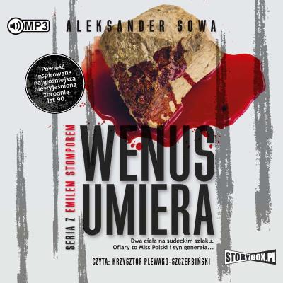 CD MP3 Wenus umiera. Autor: Aleksander Sowa. SmakLiter.pl Okładka książki CD MP3 Wenus umiera