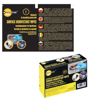 Opakowanie Chusteczki do dezynfekcji powierzchni 10x2szt