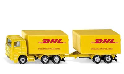 Opakowanie Ciężarówka z przyczepą firmy DHL Siku 16 S1694