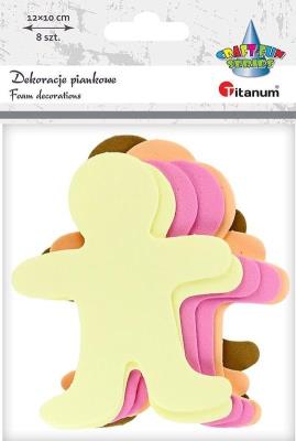 Opakowanie Dekoracje piankowe postacie mix 8szt