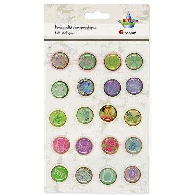 Opakowanie Dekoracje samoprzylepne 3D zalane akrylem 20szt