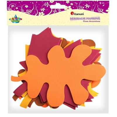 Opakowanie Dodatek Craft-fun liście z pianki (EB691)