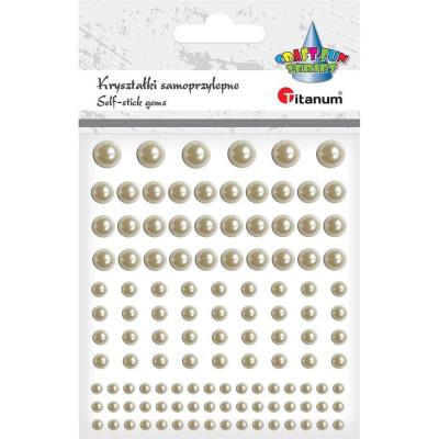 Opakowanie Dodatek dekoracyjny Craft-fun naklejka perełki samoprzylepne