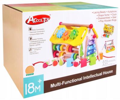 Opakowanie Drewniany domek edukacyjny