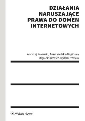 Okładka książki Działania naruszające prawa do domen internetowych