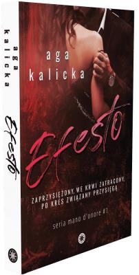 Efesto. Autor: Aga Kalicka. SmakLiter.pl Okładka książki Efesto