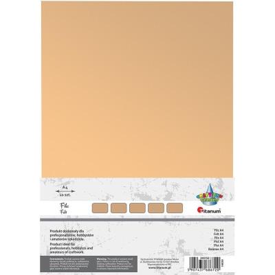 Opakowanie Filc A4 cielisty 10szt