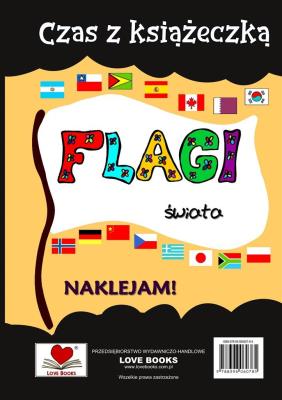 Okładka książki Flagi świata. Czas z książeczką. Naklejam