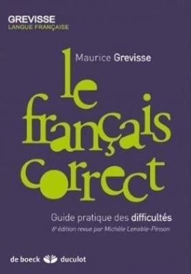 Okładka książki Francais correct Guide pratique des difficultes
