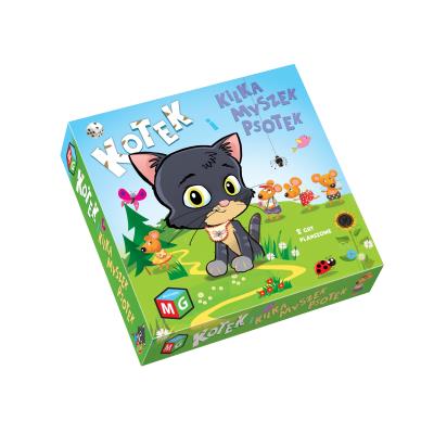 Gra Gra Kotek i kilka myszek psotek. Wydawca: MULTIGRA. SmakLiter.pl Opakowanie Gra Gra Kotek i kilka myszek psotek