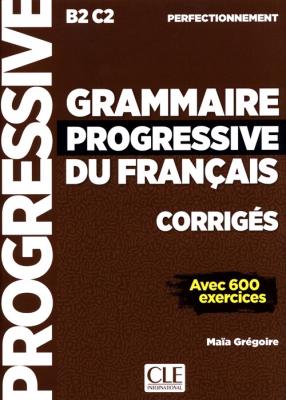 Grammaire progressive du Francais Perfectionnement. Autor: Gregoire Maia. SmakLiter.pl Okładka książki Grammaire progressive du Francais Perfectionnement